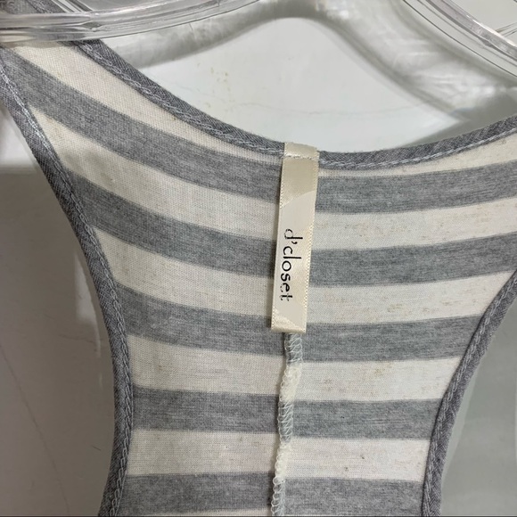 Boho Appliqué Artisanal striped tank top women’s medium - Picture 3 of 5